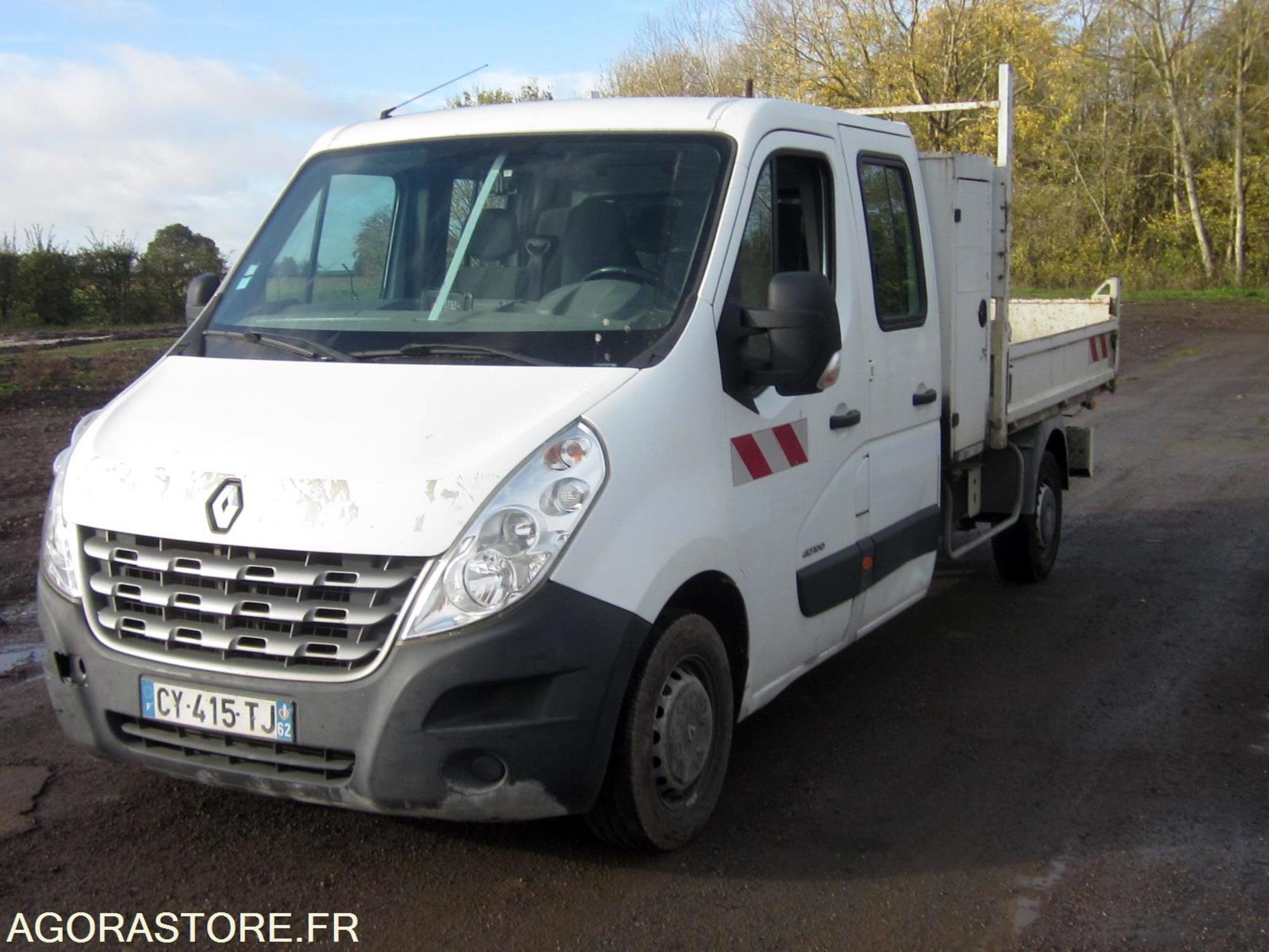 Fourgon Benne Renault Master Places Km Mz Bennes D Occasion Aux