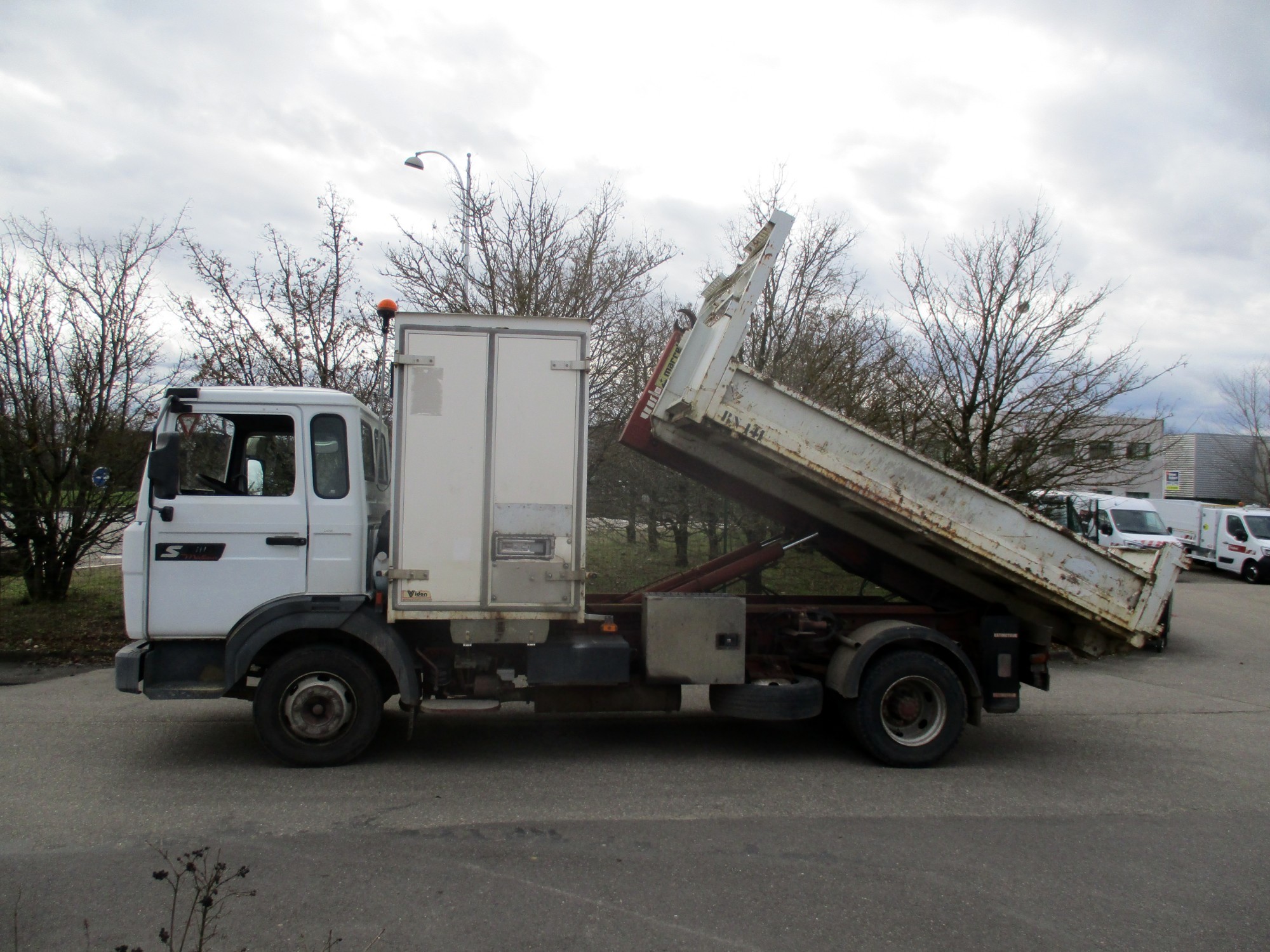 Camion Polybenne Renault S150 (CA096+BN141) - Porteurs Routiers D ...